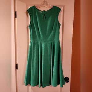 London Style green dress, large